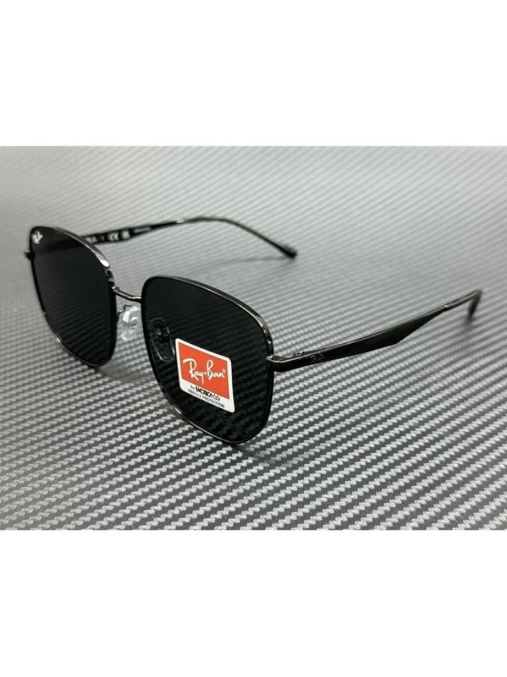 New Ray-Ban Men Black Sunglasses 57-18-145